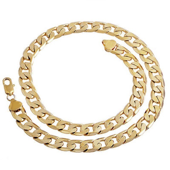 New 18k Gold Unisex Cuban Link Classic Minimalist Chain Handcrafted Necklace - Picture 16 of 16